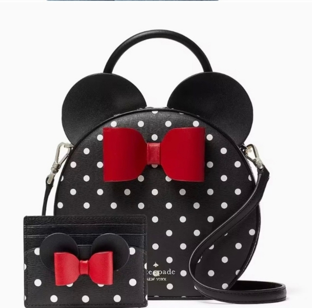 Kate Spade x Disney Minnie Mouse Handbag & Wallet Combo - Picture 11 of 11
